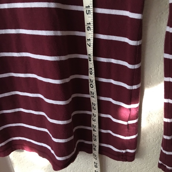 Maroon Abercrombie long sleeve shirt size small - Picture 2 of 8